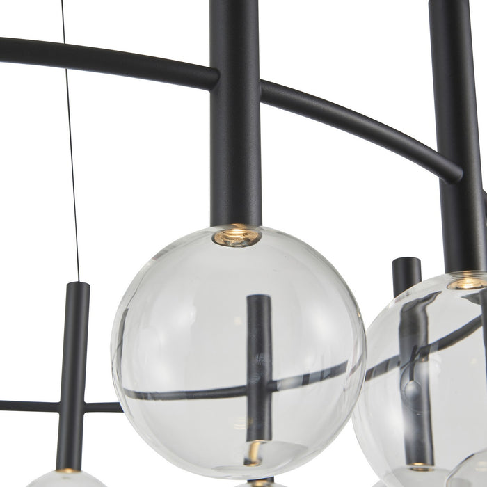 Artcraft - AC6852BK - LED Chandelier - Terra - Black