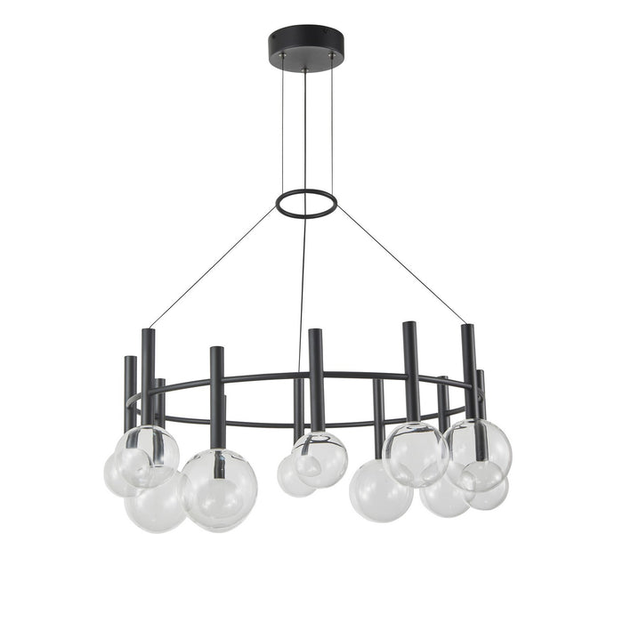 Artcraft - AC6852BK - LED Chandelier - Terra - Black