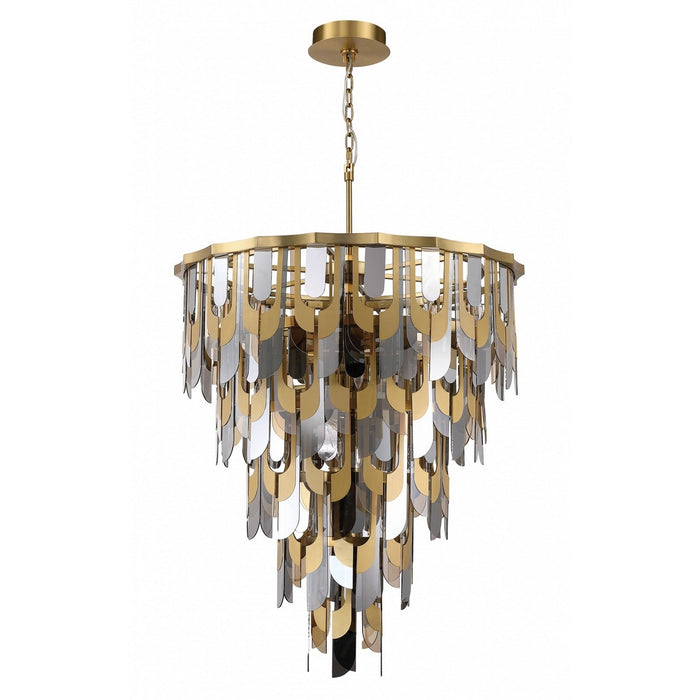 Avenue Lighting - HF7173-AGB - 25 Light Pendant - Paramount - Aged Brass