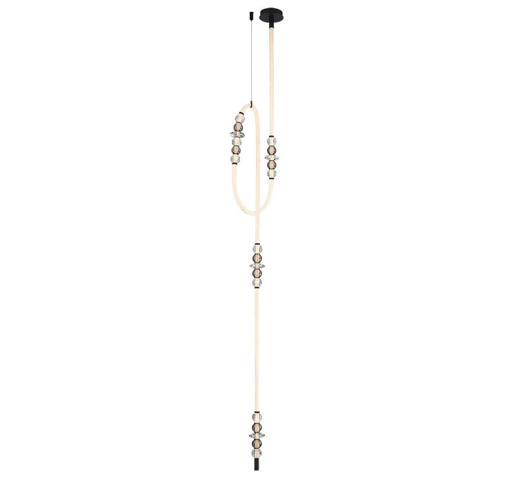 Lib & Co. - 12416-02 - LED Chandelier - Alcamo - Matte black
