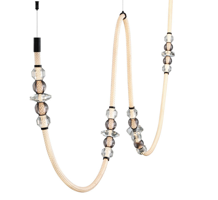 Lib & Co. - 12416-02 - LED Chandelier - Alcamo - Matte black