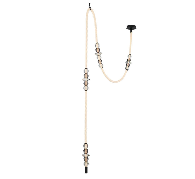 Lib & Co. - 12416-02 - LED Chandelier - Alcamo - Matte black