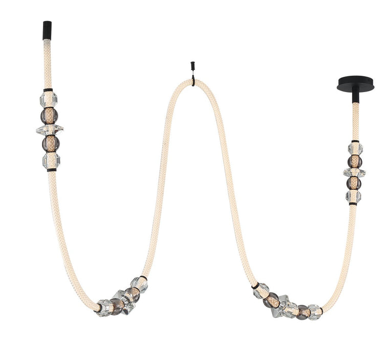 Lib & Co. - 12416-02 - LED Chandelier - Alcamo - Matte black