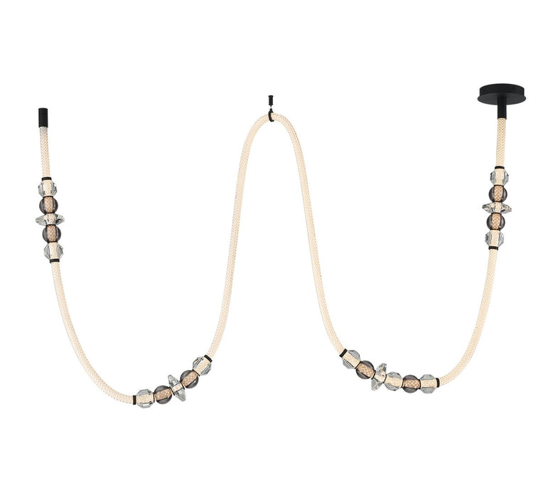 Lib & Co. - 12416-02 - LED Chandelier - Alcamo - Matte black