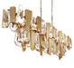 Lib & Co. - 12404-037 - 14 Light Linear Chandelier - Castellana - Brushed brass