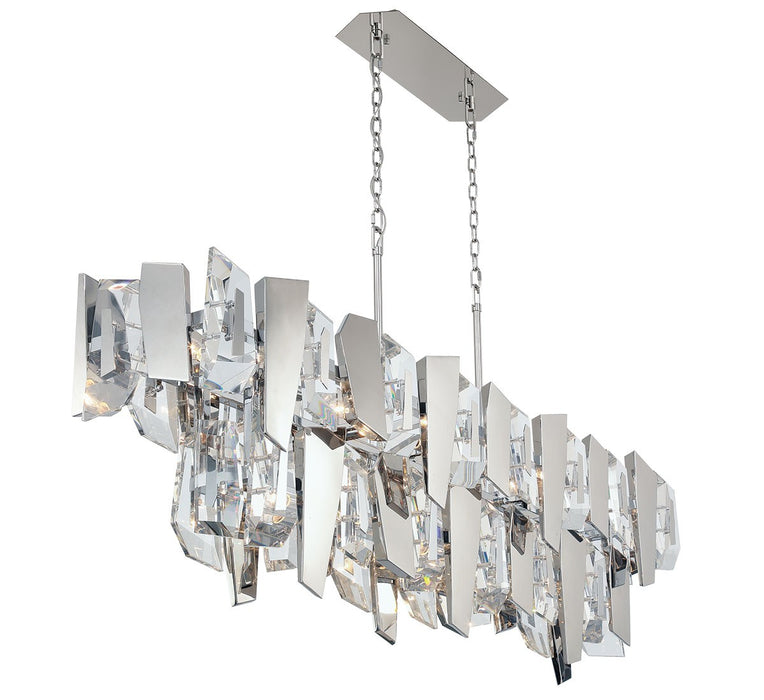 Lib & Co. - 12404-01 - 14 Light Linear Chandelier - Castellana - Chrome