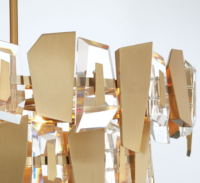 Lib & Co. - 12406-037 - 24 Light Chandelier - Castellana - Brushed brass