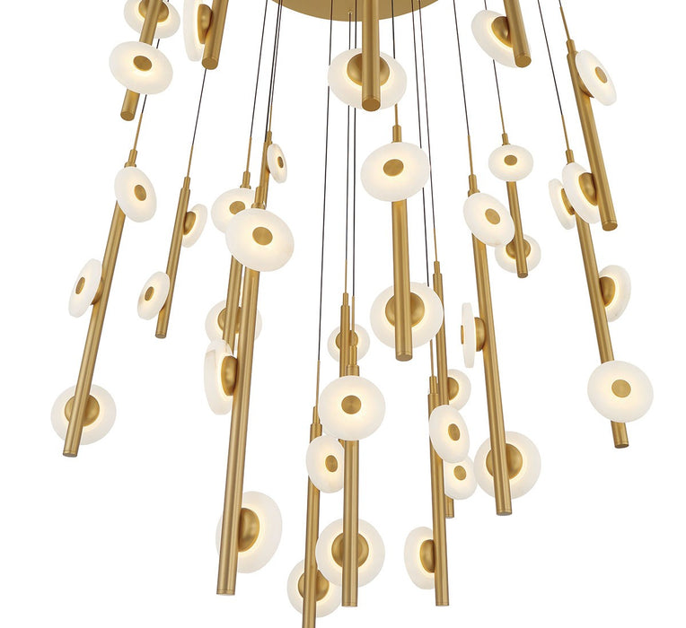 Lib & Co. - 12362-030 - LED Chandelier - Etna - Painted antique brass