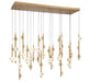 Lib & Co. - 12367-030 - LED Chandelier - Etna - Painted antique brass