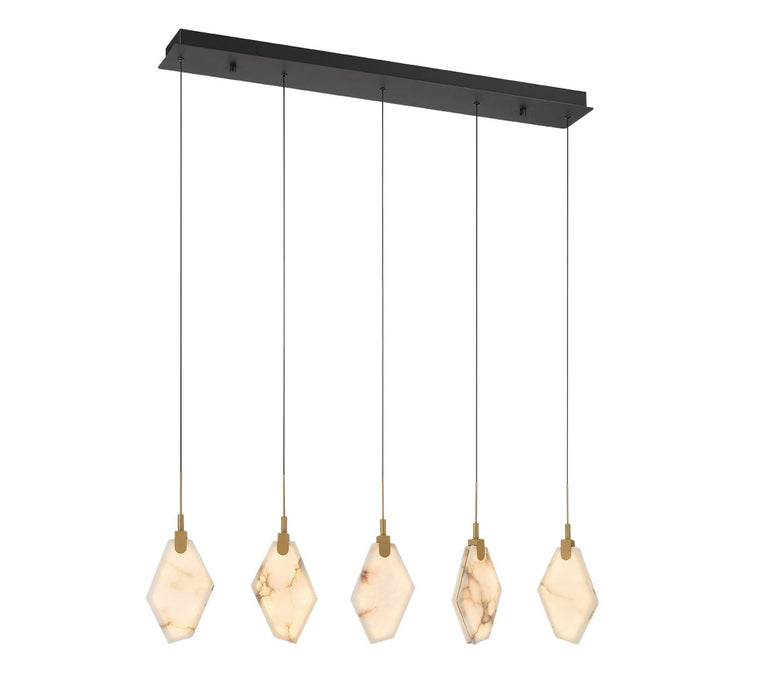 Lib & Co. - 12386-02 - LED Chandelier - Kosmos - Black
