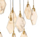 Lib & Co. - 12384-030 - LED Chandelier - Kosmos - Painted antique brass