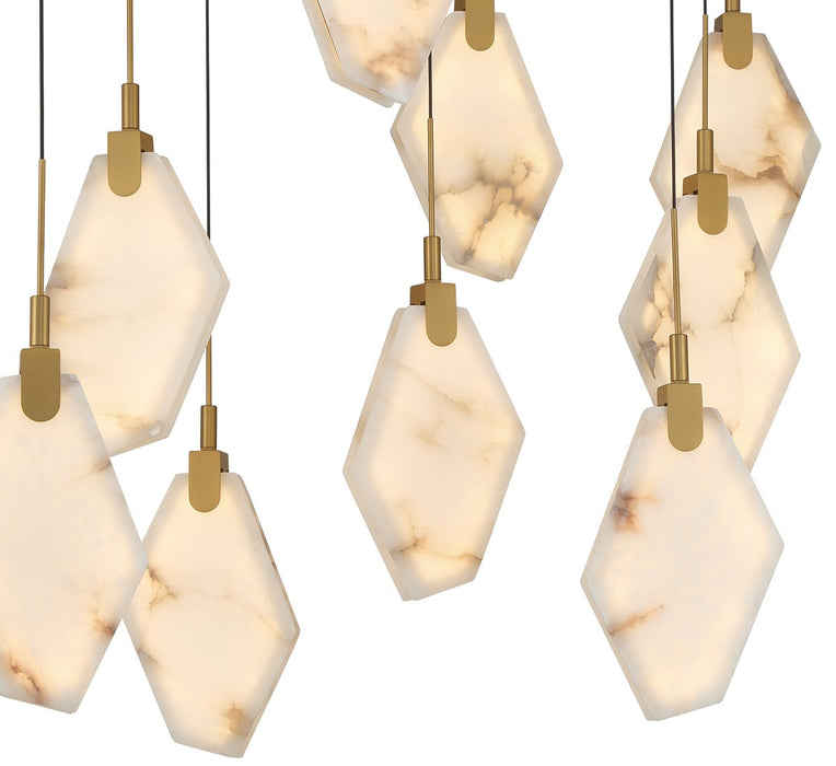 Lib & Co. - 12389-02 - LED Chandelier - Kosmos - Black