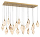 Lib & Co. - 12389-030 - LED Chandelier - Kosmos - Painted antique brass