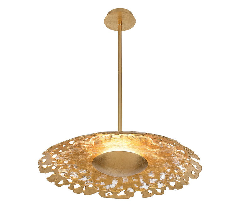 Lib & Co. - 12320-028 - LED Chandelier - Lipari - Gold leaf