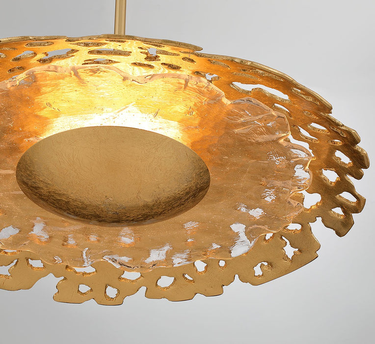 Lib & Co. - 12320-028 - LED Chandelier - Lipari - Gold leaf