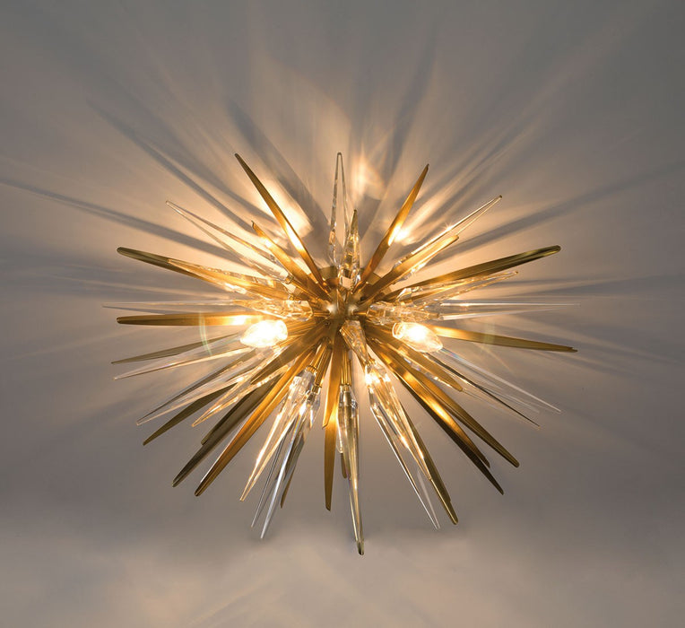 Lib & Co. - 12431-05 - Three Light Ceiling Mount - Pragma - Soft brass