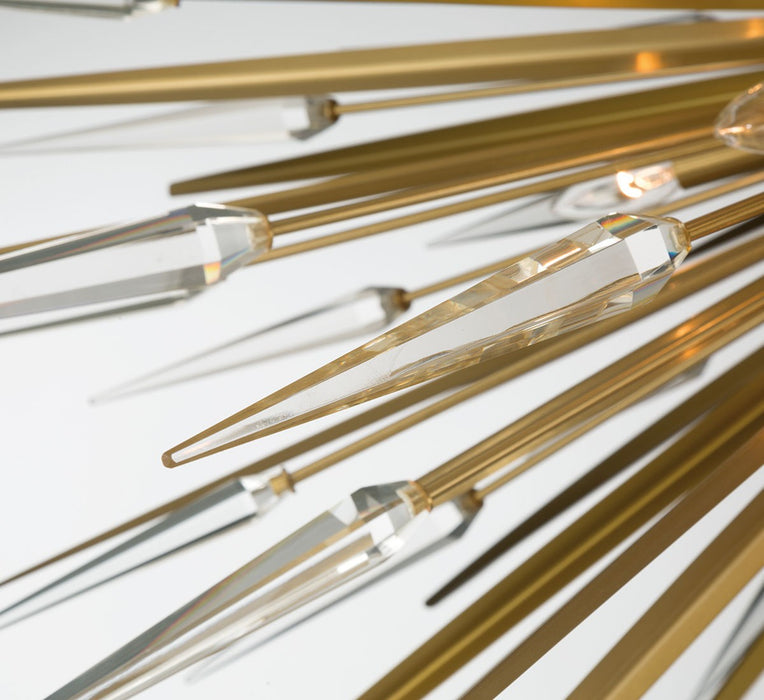 Lib & Co. - 12433-05 - 18 Light Chandelier - Pragma - Soft brass