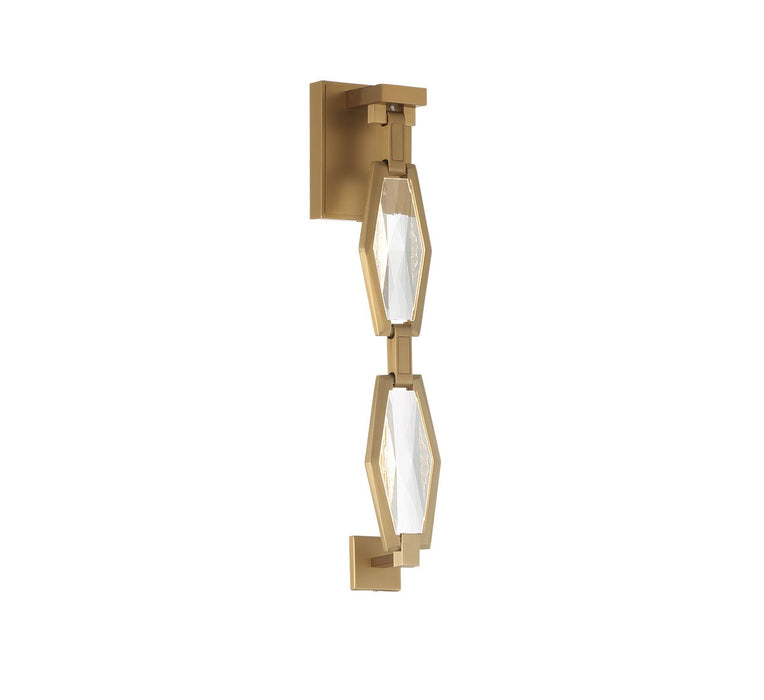 Lib & Co. - 12391-022 - LED Wall Mount - Rimini - Aged brass