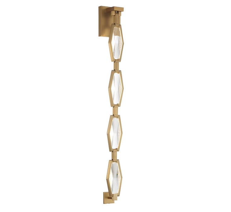 Lib & Co. - 12392-022 - LED Wall Mount - Rimini - Aged brass