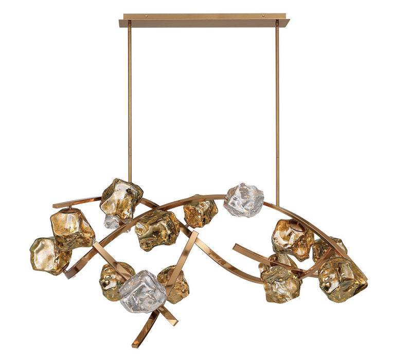 Lib & Co. - 12330-037 - LED Chandelier - Sorano - Brushed brass