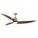Minka Aire - F758L-HBR/DB - 65" Ceiling Fan - Lirden - Heritage Brass