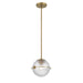Minka-Lavery - 10125-732 - One Light Mini Pendant - Luniva - Legacy Brass