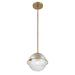 Minka-Lavery - 10125-732 - One Light Mini Pendant - Luniva - Legacy Brass