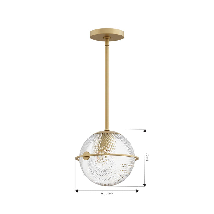 Minka-Lavery - 10125-732 - One Light Mini Pendant - Luniva - Legacy Brass