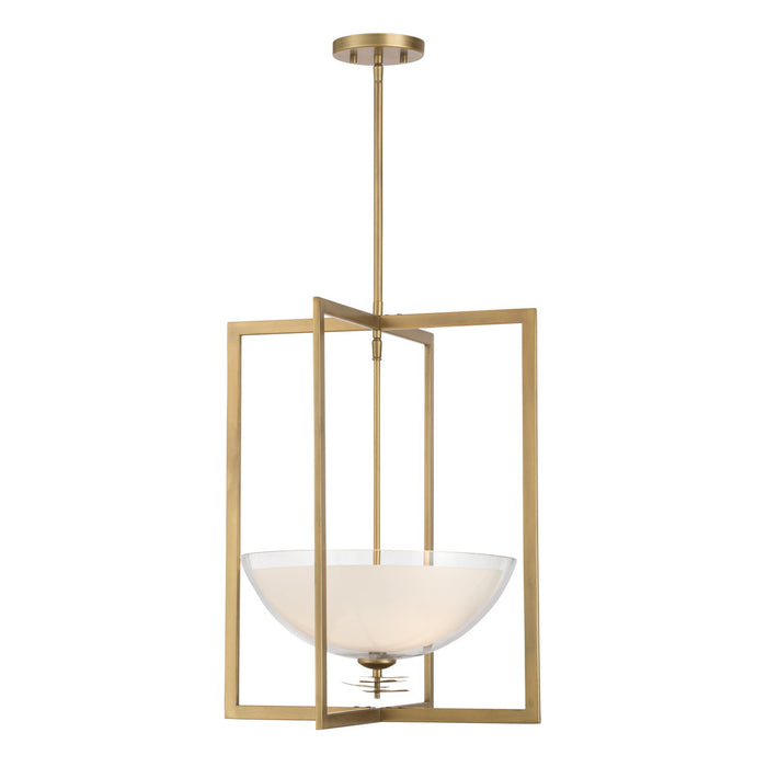 Minka-Lavery - 10256-732 - Three Light Pendant - Elowen - Legacy Brass