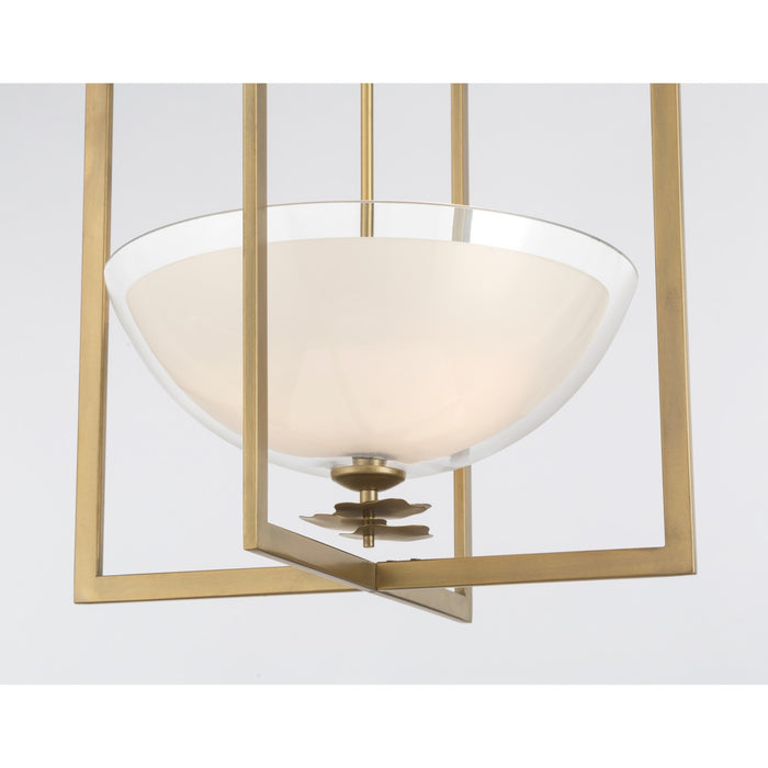 Minka-Lavery - 10256-732 - Three Light Pendant - Elowen - Legacy Brass