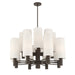Minka-Lavery - 10286-860 - 16 Light Chandelier - Draxen - Dark Bronze