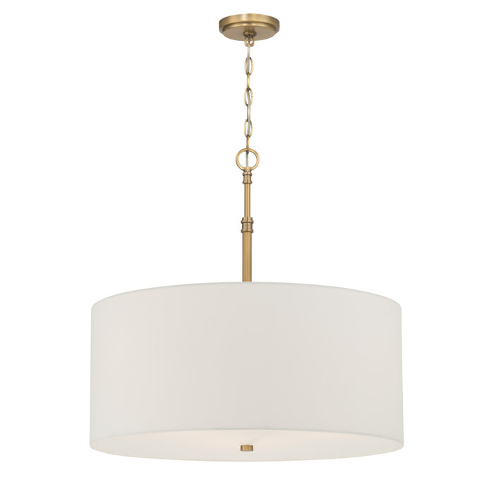 Minka-Lavery - 10426-732 - Three Light Pendant - Molvene - Legacy Brass