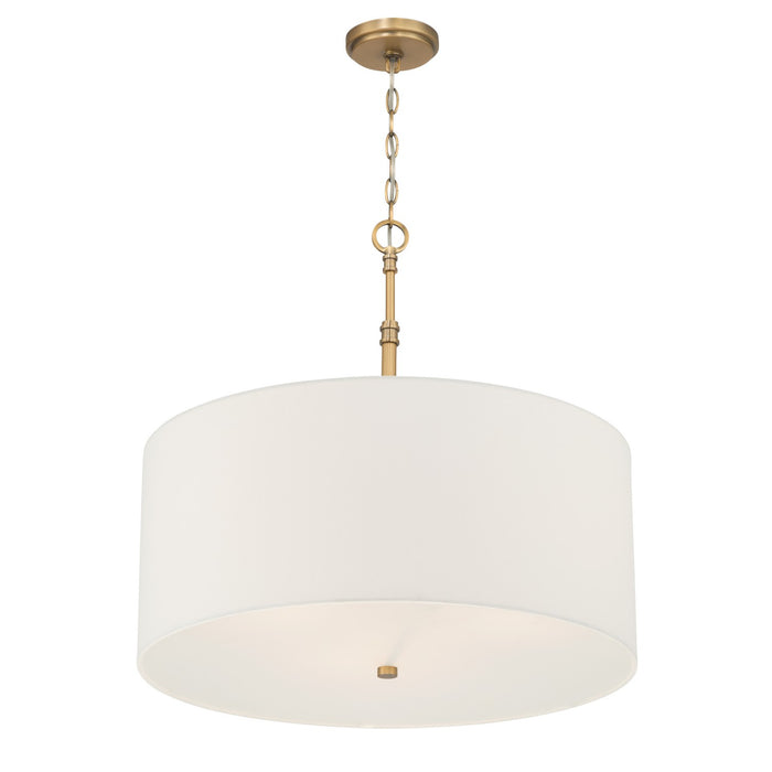 Minka-Lavery - 10426-732 - Three Light Pendant - Molvene - Legacy Brass