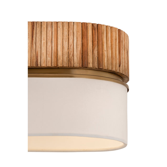 Minka-Lavery - 12055-732 - Five Light Linear Chandelier - Nebri - Legacy Brass