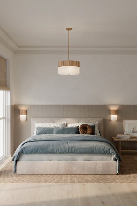 Minka-Lavery - 12056-732 - Three Light Pendant - Nebri - Legacy Brass