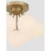 Minka-Lavery - 12077-732 - Seven Light Semi-Flush Mount - Lunara - Legacy Brass