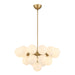 Minka-Lavery - 12079-732 - 19 Light Convertible Chandelier/Semi-Flush Mount - Lunara - Legacy Brass