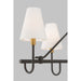 Minka-Lavery - 12105-855 - Five Light Linear Chandelier - Bellforge - Legacy Brass