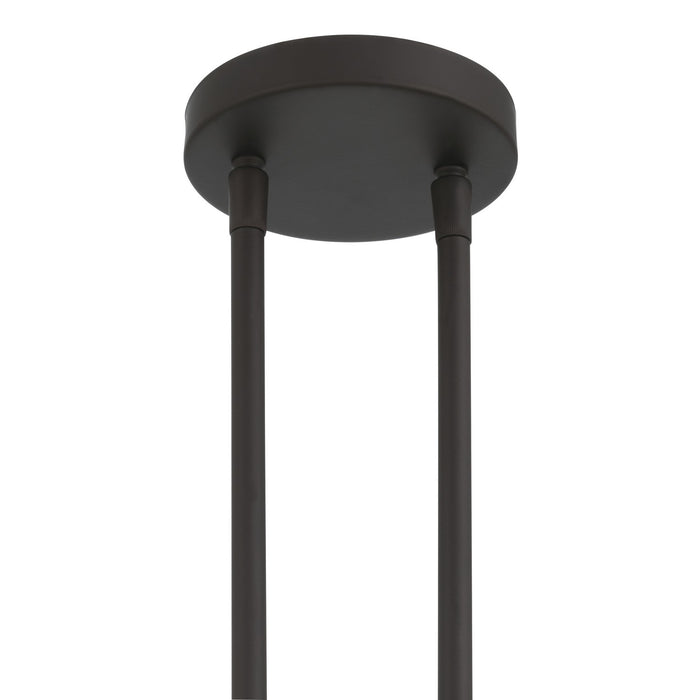 Minka-Lavery - 12105-855 - Five Light Linear Chandelier - Bellforge - Legacy Brass