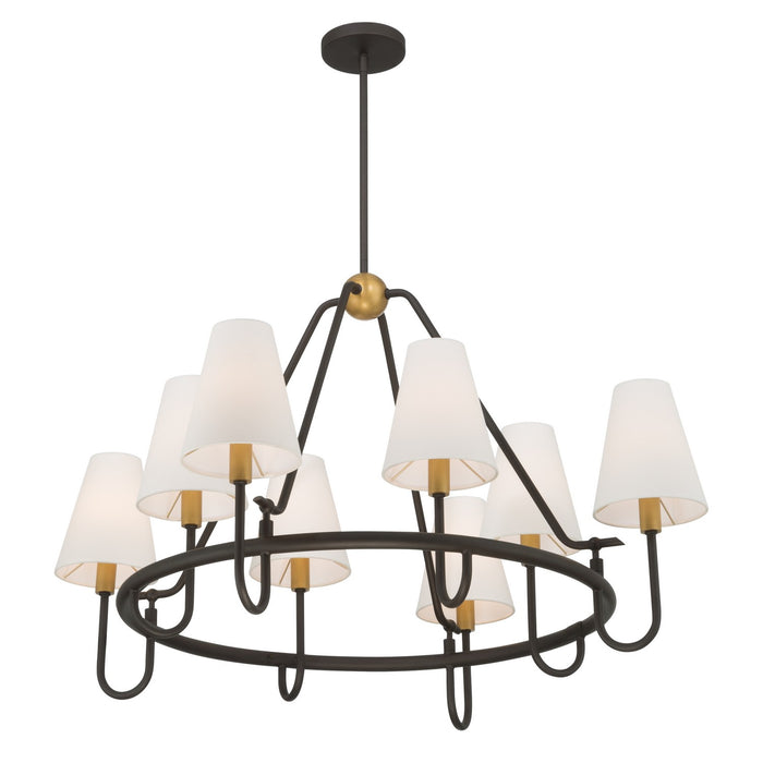 Minka-Lavery - 12108-855 - Eight Light Pendant - Bellforge - Legacy Brass