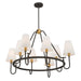 Minka-Lavery - 12108-855 - Eight Light Pendant - Bellforge - Legacy Brass