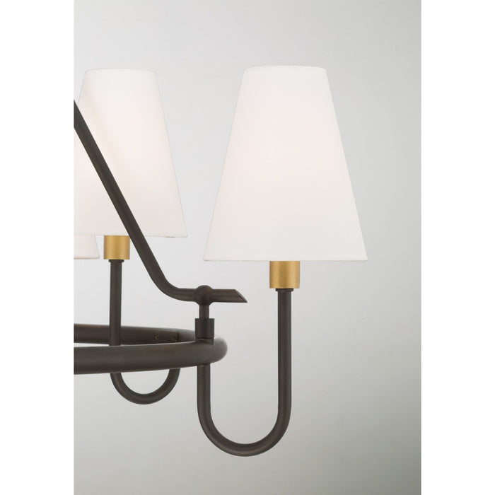 Minka-Lavery - 12108-855 - Eight Light Pendant - Bellforge - Legacy Brass