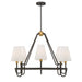 Minka-Lavery - 12108-855 - Eight Light Pendant - Bellforge - Legacy Brass