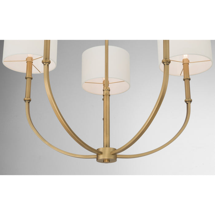 Minka-Lavery - 12115-732 - Five Light Chandelier - Molvene - Legacy Brass