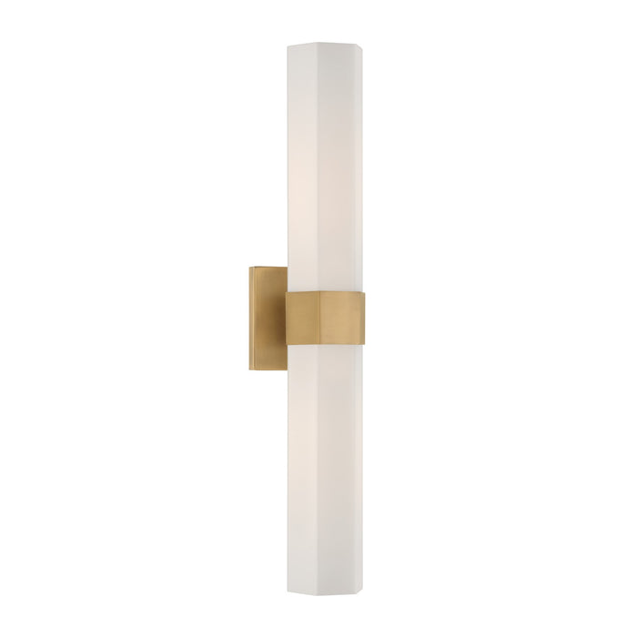 Minka-Lavery - 12122-732 - Two Light Bath Bar - Delgada - Legacy Brass