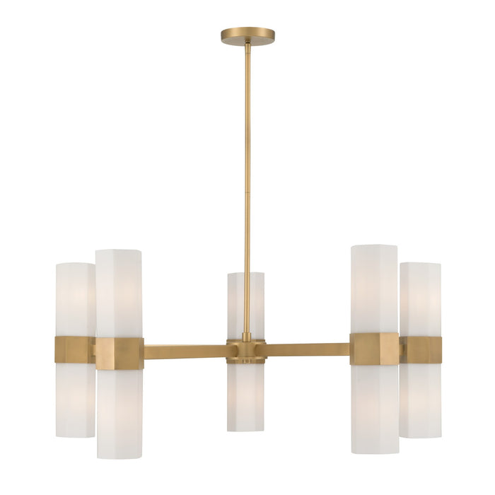 Minka-Lavery - 12129-732 - Ten Light Chandelier - Delgada - Legacy Brass