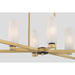 Minka-Lavery - 12327-876 - Eight Light Linear Chandelier - Wexmere - Legacy Brass