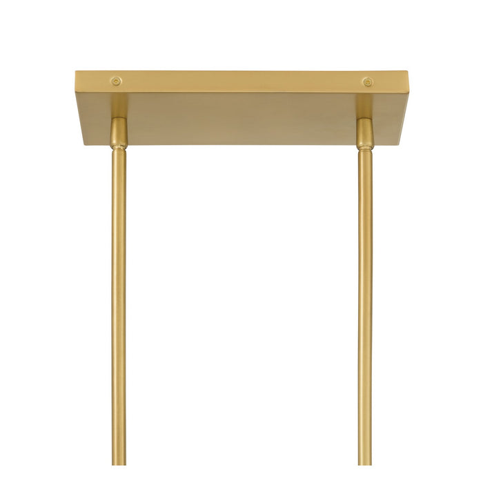 Minka-Lavery - 12327-876 - Eight Light Linear Chandelier - Wexmere - Legacy Brass