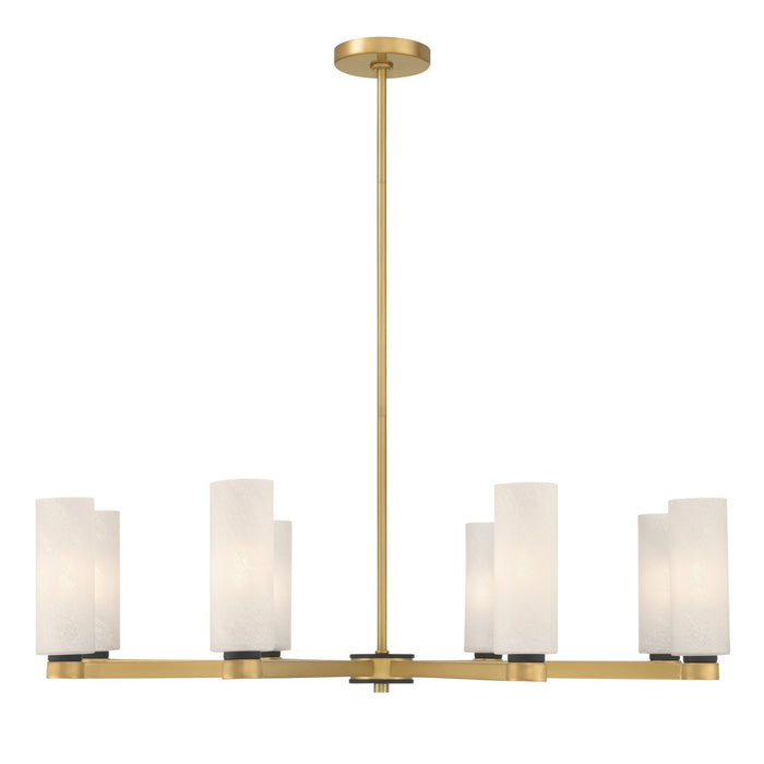 Minka-Lavery - 12328-876 - Eight Light Chandelier - Wexmere - Legacy Brass