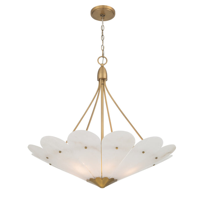 Minka-Lavery - 12396-732 - Six Light Pendant - Althira - Legacy Brass
